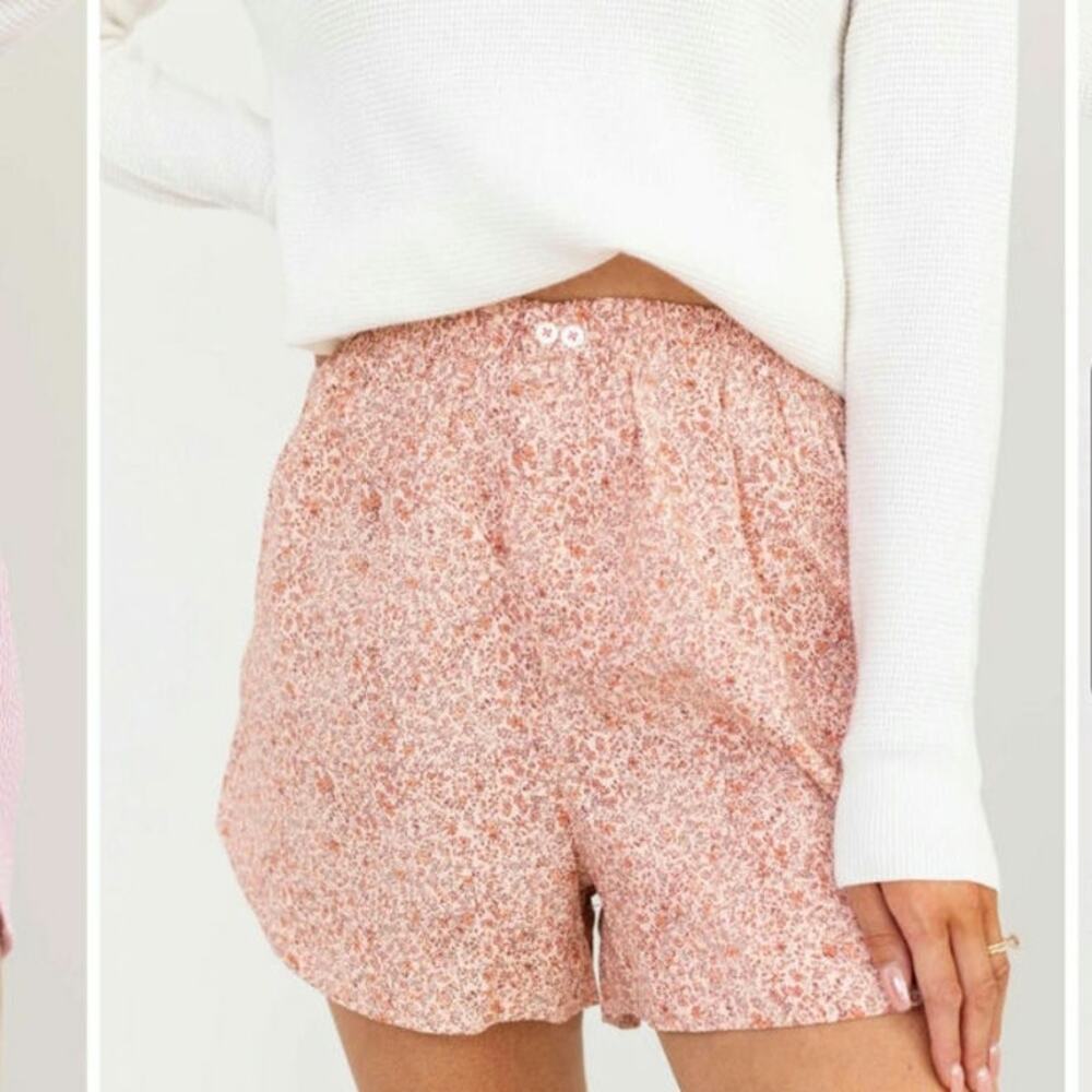 Free People Intimately Cloud Nine Boxers Petal size XL NWT